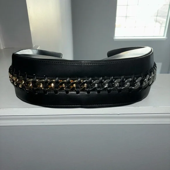 Akira Black mixed metals chain bag - Picture 4 of 10